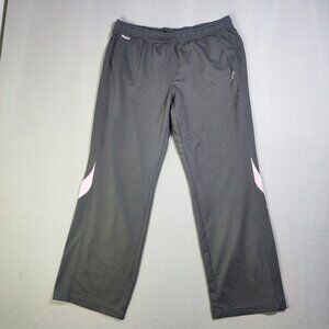 Reebok active wear jogger women's size L ?  grey with pink decoration